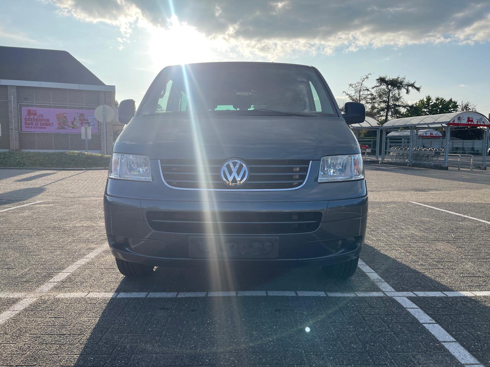 Volkswagen transporter dubbel cabine lichte vracht Biv 185€, Auto's, Volkswagen, 4 deurs, 96 kW, Grijs, USB