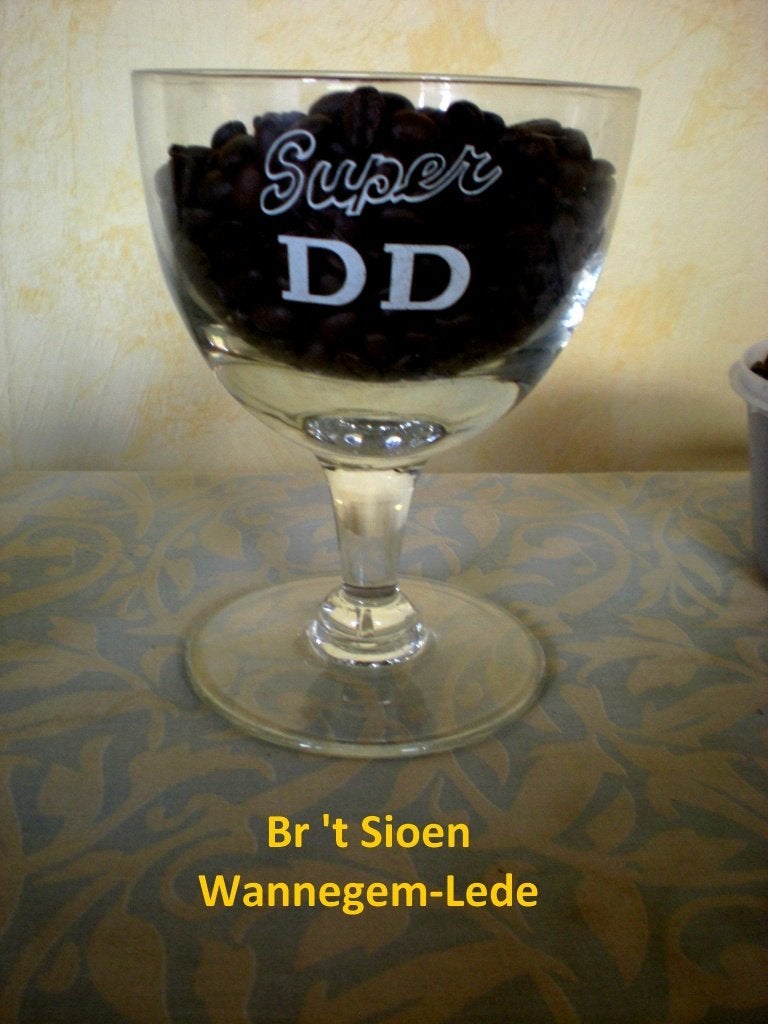 Super DD ('t Sioen in Wanegem-Lede, † 1966), Ophalen of Verzenden, Zo goed als nieuw, Glas of Glazen