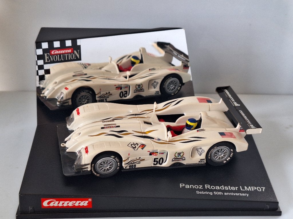 Carrera Evolution Panoz roadster 50th NERGENS GOEDKOPER, Kinderen en Baby's, Speelgoed | Racebanen, Racebaan, Carrera, Nieuw, Ophalen of Verzenden