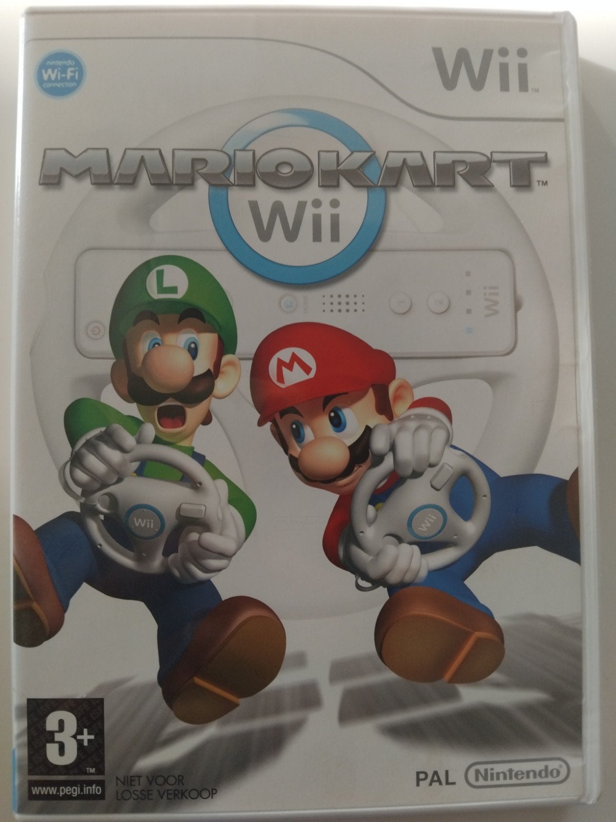 Mario Kart Wii + origineel Nintendo Wii Wheel – Compleet, Consoles de jeu & Jeux vidéo, Jeux | Nintendo Wii, Enlèvement ou Envoi
