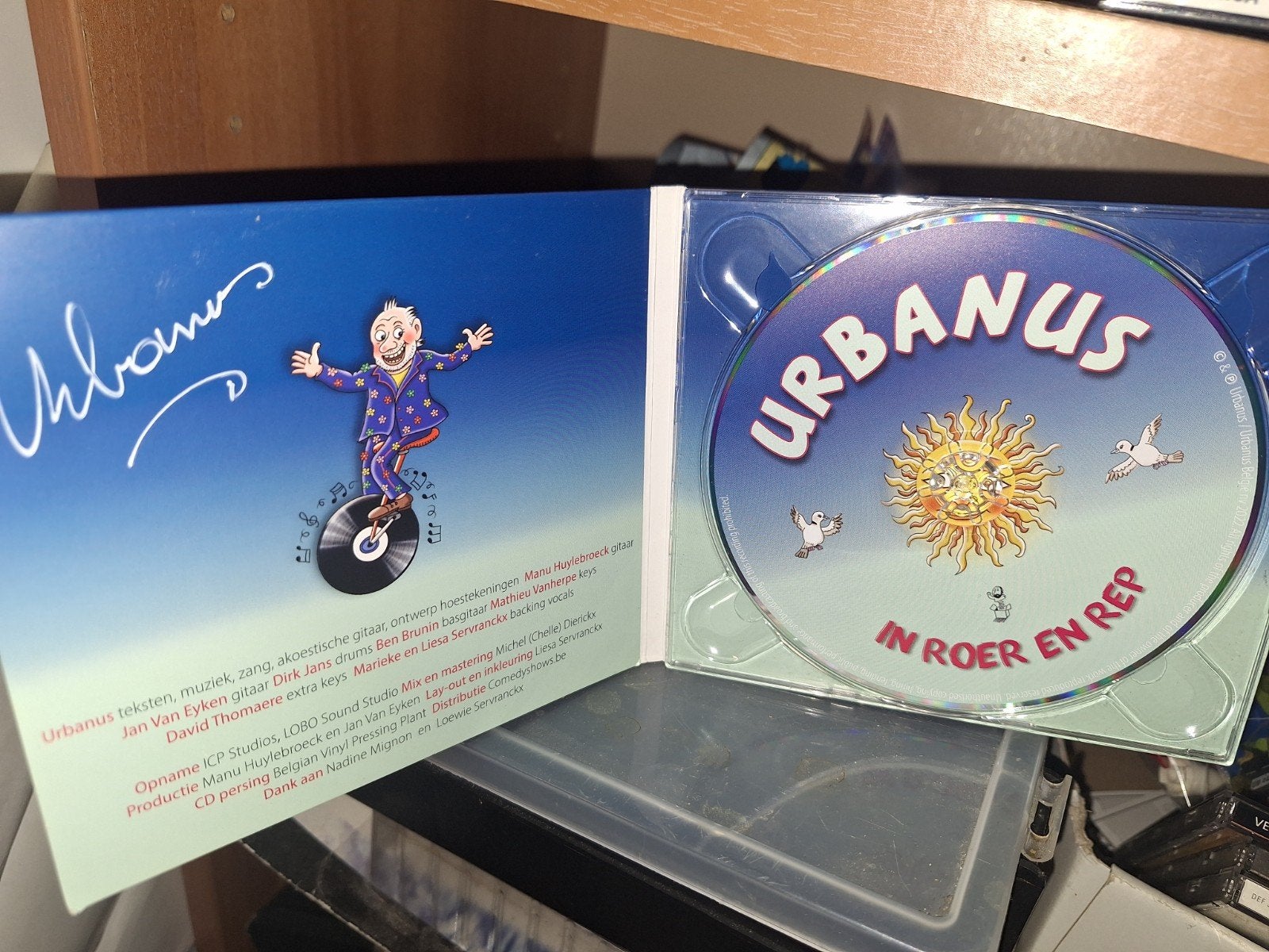 Urbanus in roer en rep cd gesigneerd, Enlèvement ou Envoi