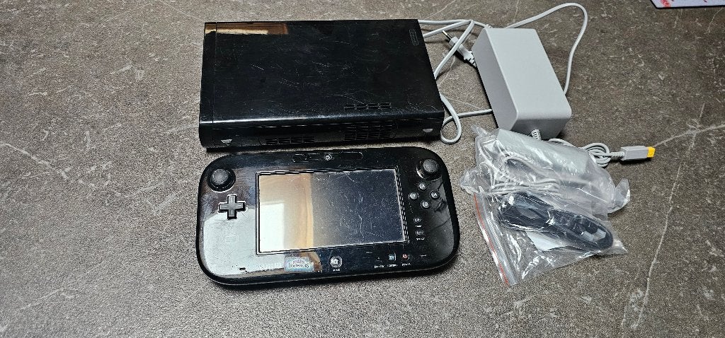 WII u zwart, Games en Spelcomputers, Spelcomputers | Nintendo Wii U, Gebruikt, Ophalen of Verzenden