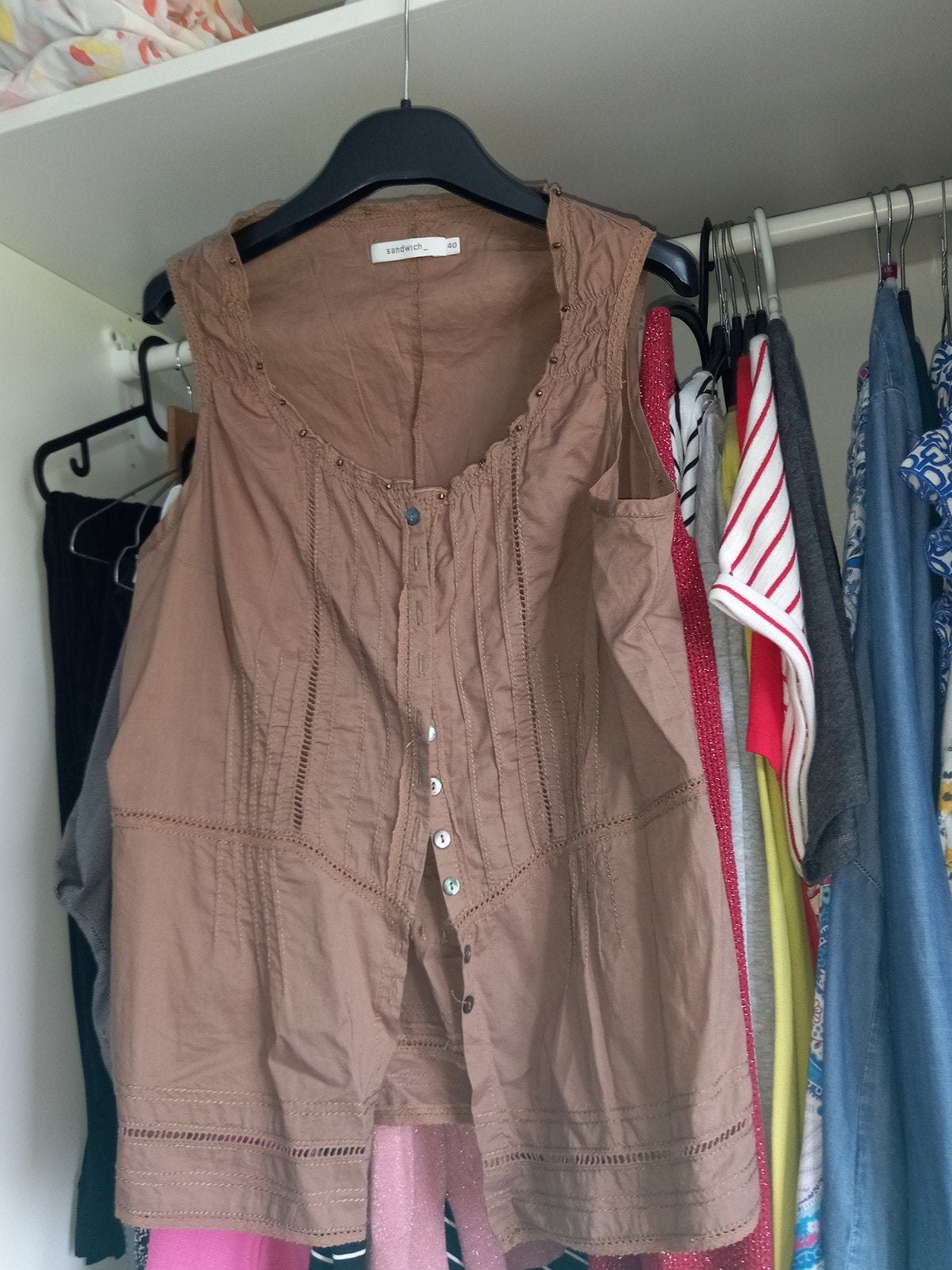 Blouse maat   40 merk sandwich, Kleding | Dames, Blouses en Tunieken, Ophalen of Verzenden, Zo goed als nieuw, Maat 38/40 (M)