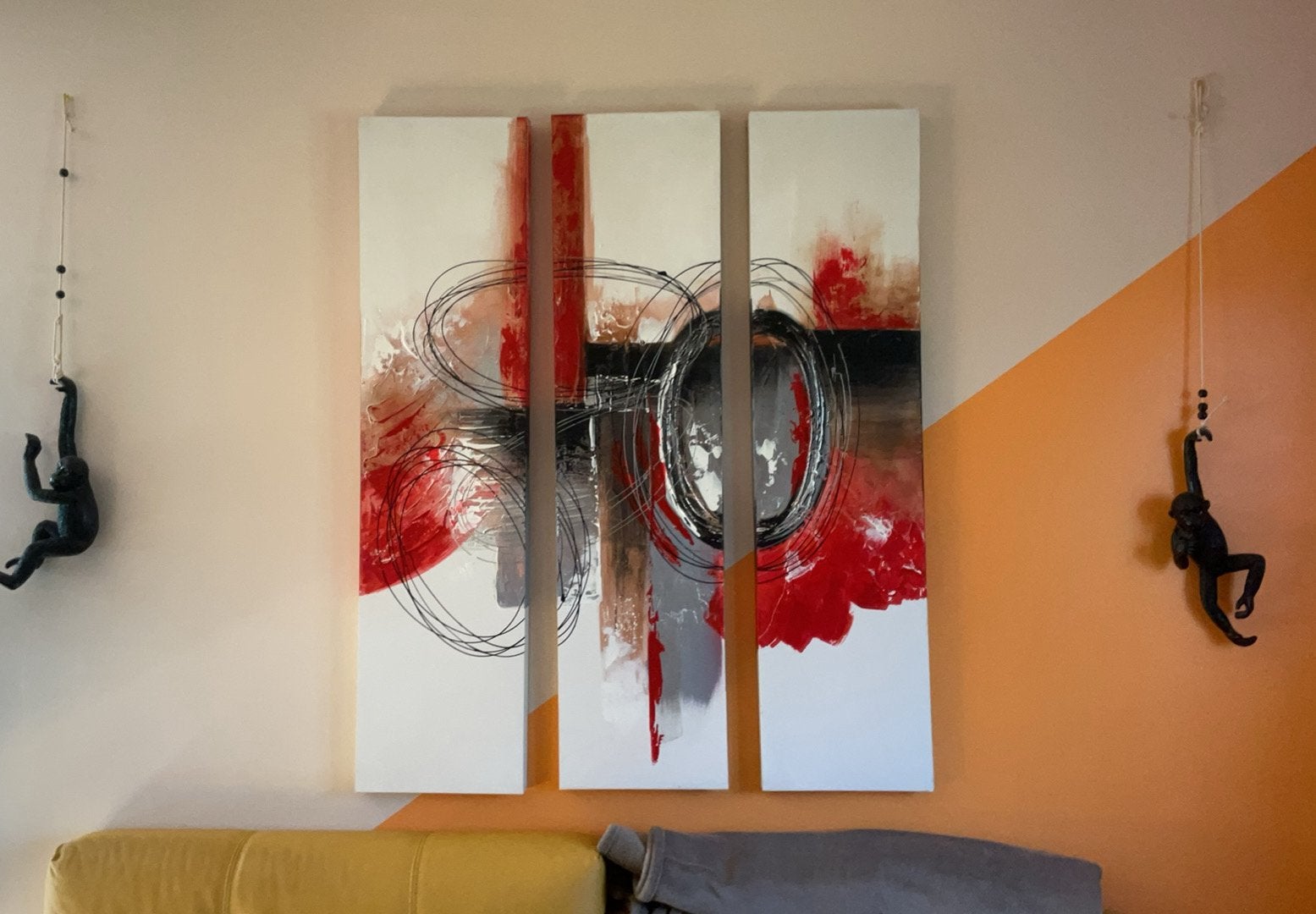Cadre décoratif, Maison & Meubles, Enlèvement, Gris