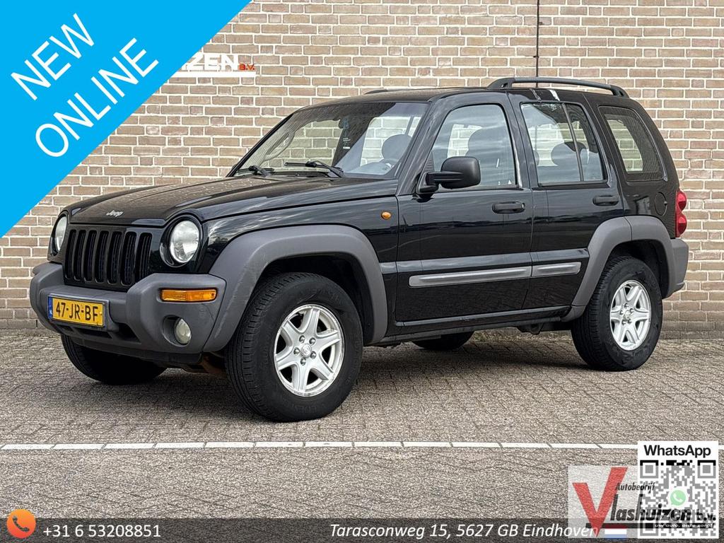 Jeep Cherokee 3.7i V6 Sport Plus | Automaat | Airco |, Auto's, Jeep, Automaat, Zwart, Bedrijf, 347 g/km