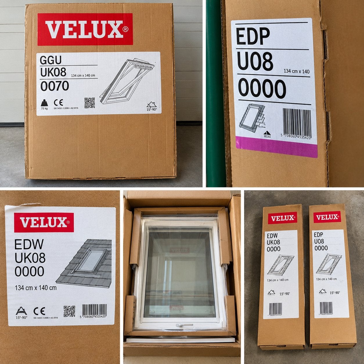Titre : Lanterneau VELUX GGU UK08 (134  140) NOUVEAU, Bricolage & Construction, Neuf, Lucarne, 120 à 160 cm, Enlèvement