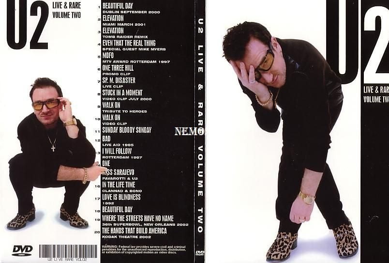 DVD - U2 - LIVE & RARE VOLUME TWO, Verzenden, Nieuw in verpakking, Concert