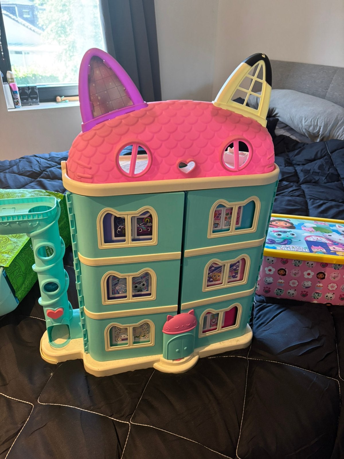 Gabby’s dollhouse huis, boot en boomhuis volledig, Ophalen, Zo goed als nieuw