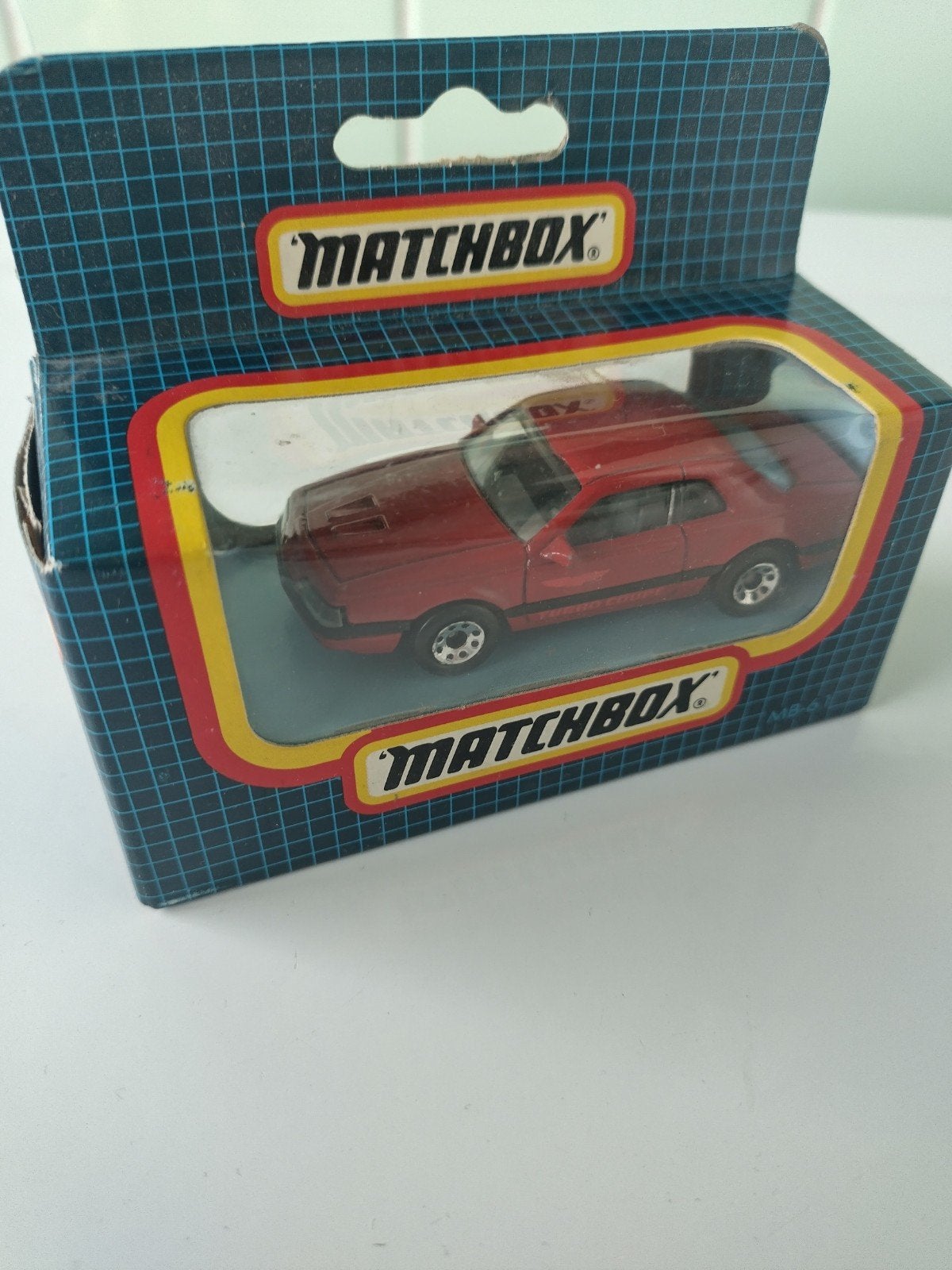 Vintage Matchbox T Bird Turbo AFHALING LEES BESCHRIJVING, Enlèvement, Neuf, Voiture, Matchbox