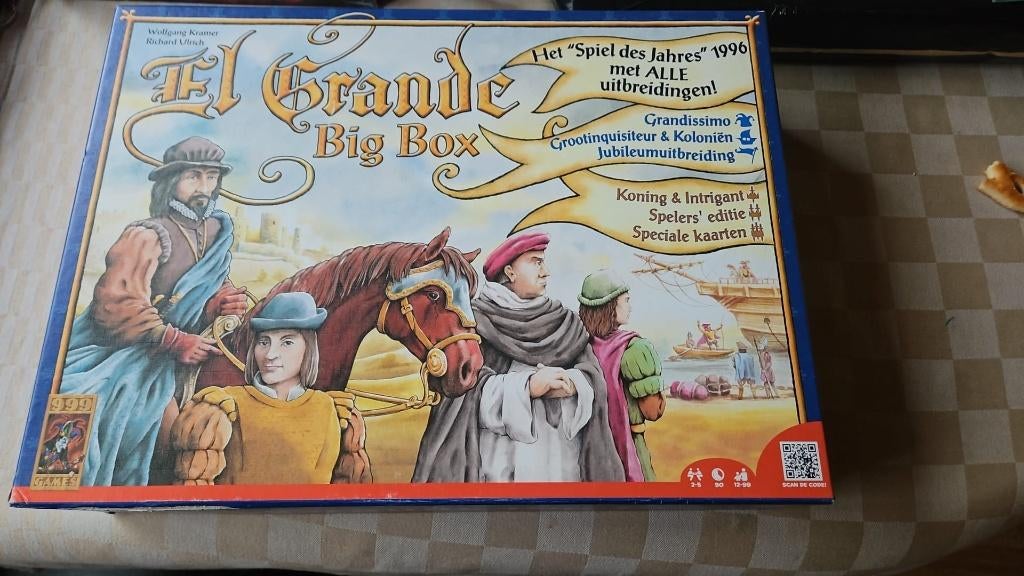 bordspellen big box in stans El Grande + Uitbreidingen, Hobby en Vrije tijd, Vijf spelers of meer, Ophalen of Verzenden, Nieuw