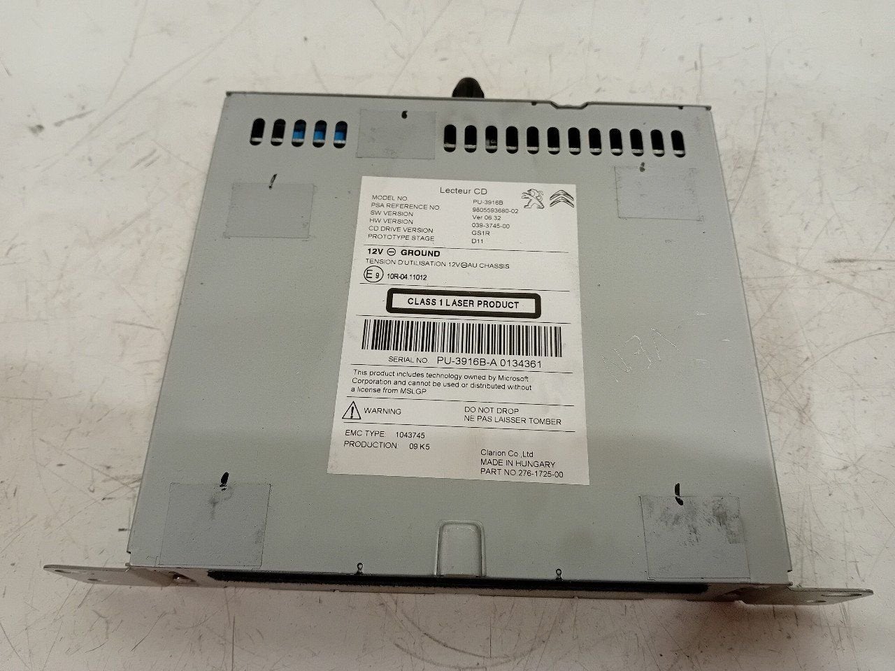 Cd speler Peugeot 308, Autos : Divers, Autoradios, Enlèvement ou Envoi, Van der Ven Autorecycling B.V., Onderdelen@venauto.nl