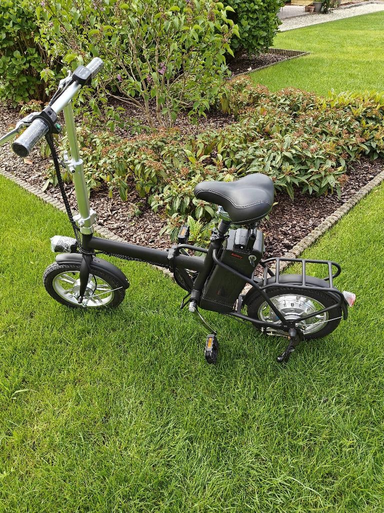 NIEUWE Opvouwbare elektrische fiets, Fietsen en Brommers, 14 tot 16 inch, Nieuw, Totaal opvouwbaar, Trommelrem