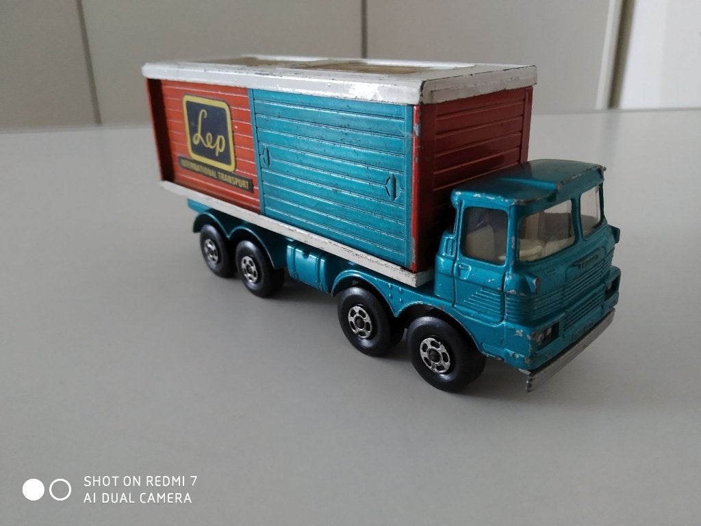 Matchbox Super Kings K14 Freight Liner 1971, Enlèvement ou Envoi, Utilisé, Bus ou Camion