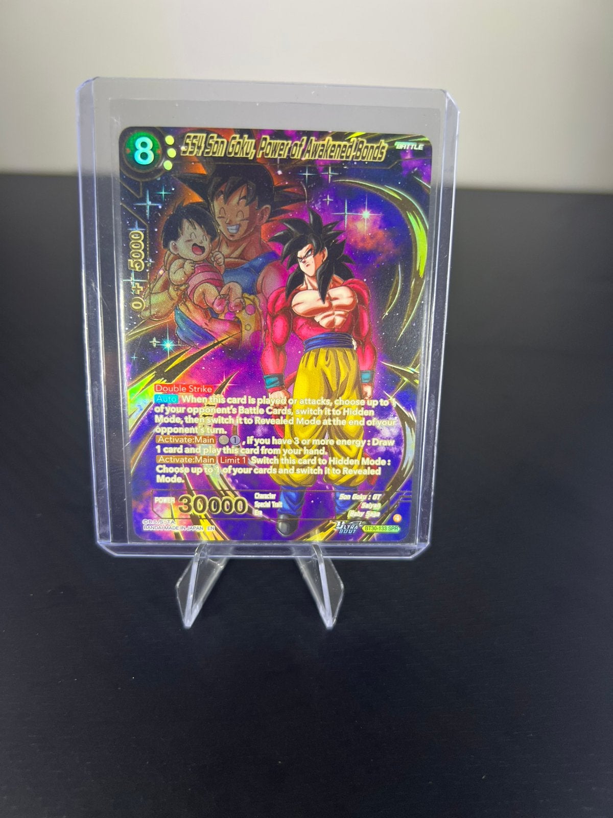 SS4 Son Goku, Le pouvoir d'un lien éveillé, Hobby & Loisirs créatifs, Jeux de cartes à collectionner | Autre, Envoi, Comme neuf