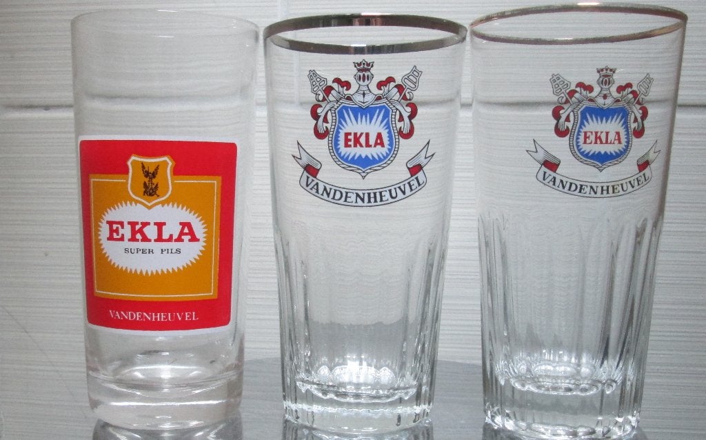 3 verschillende glazen van EKLA, Collections, Enlèvement ou Envoi, Utilisé, Verre ou Verres, Autres marques
