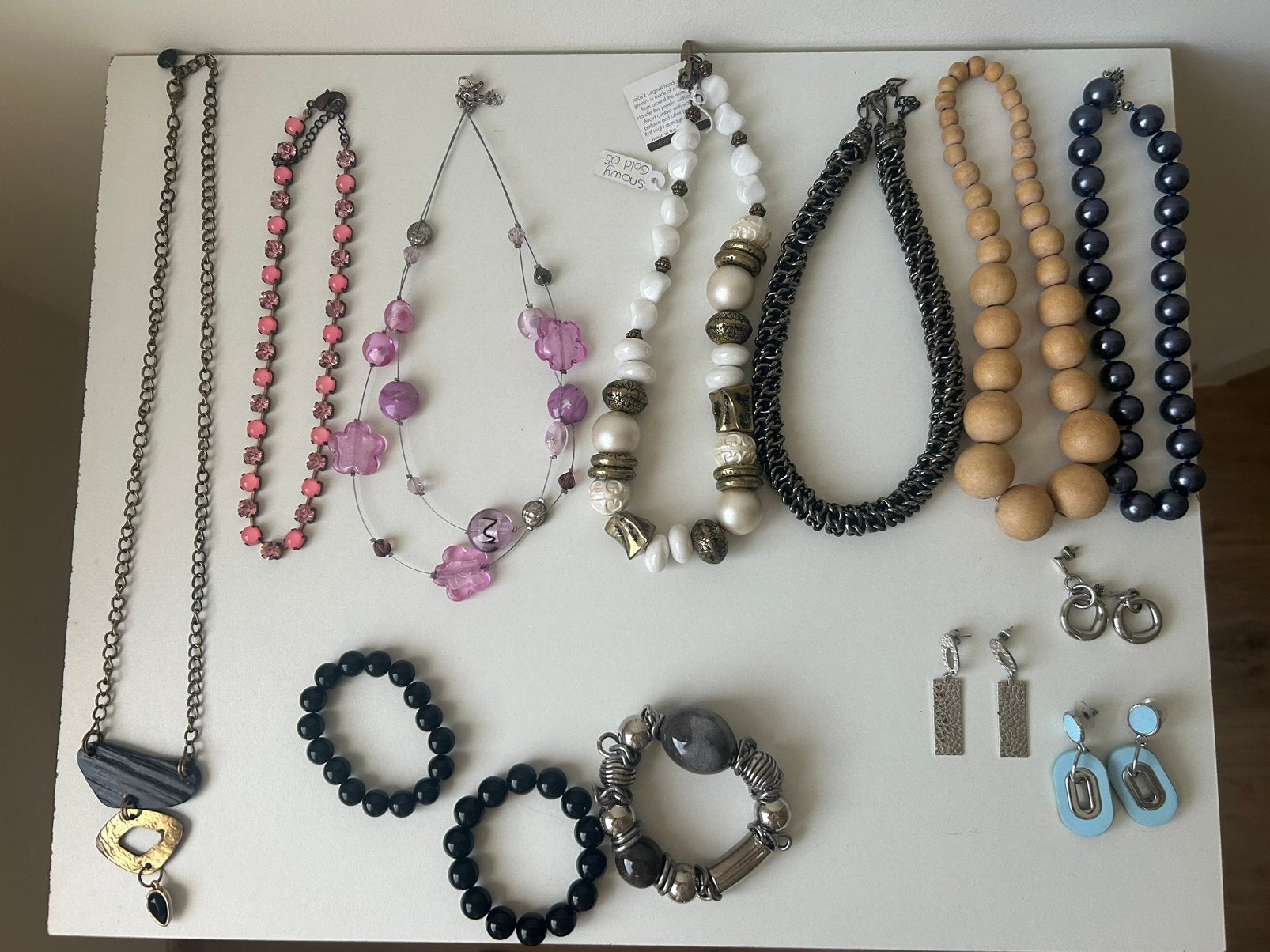 Kettingen,armbanden,oorringen, Ophalen of Verzenden, Zo goed als nieuw