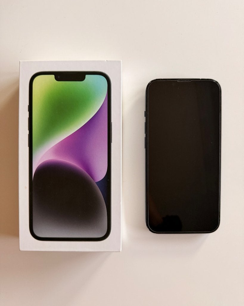 iPhone 14 / 128GB / Bleu minuit / 73% stockage de batterie, Télécoms, Téléphonie mobile | Apple iPhone, 128 GB, Enlèvement ou Envoi