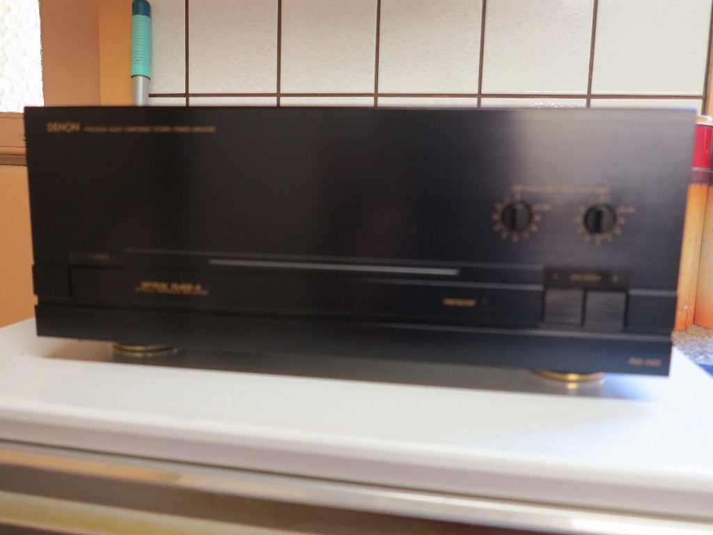 Zware eindversterker, Audio, Tv en Foto, Versterkers en Ontvangers, Ophalen, Zo goed als nieuw, Stereo, Denon