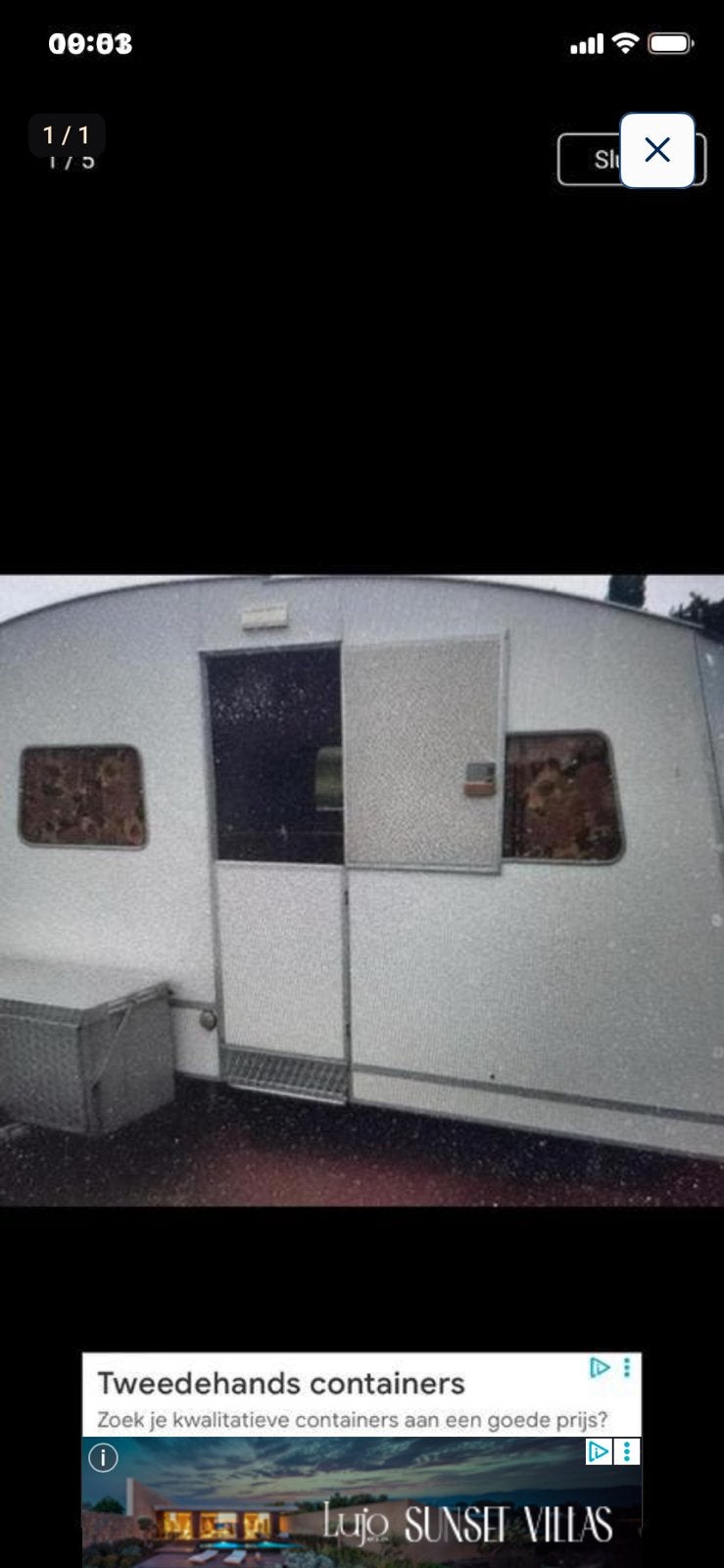 Rapido plooikaravan voor 4 personen vintage van 1972, Particulier, Rapido
