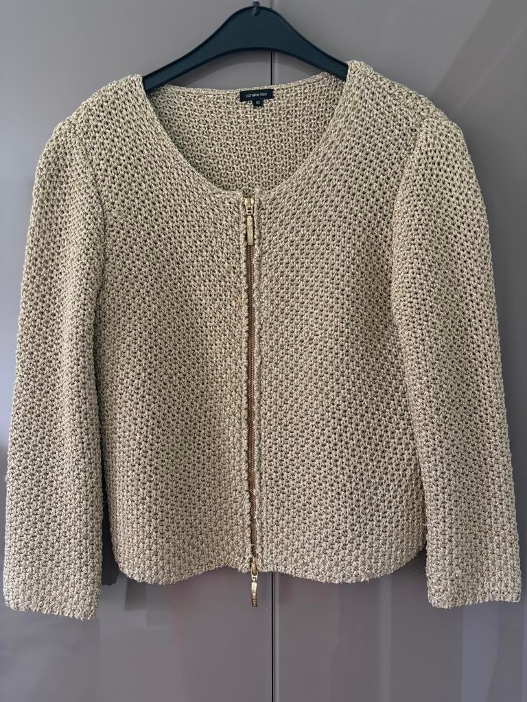 Caroline Biss gouden gilet, Enlèvement ou Envoi, Comme neuf, Taille 42/44 (L), Autres couleurs
