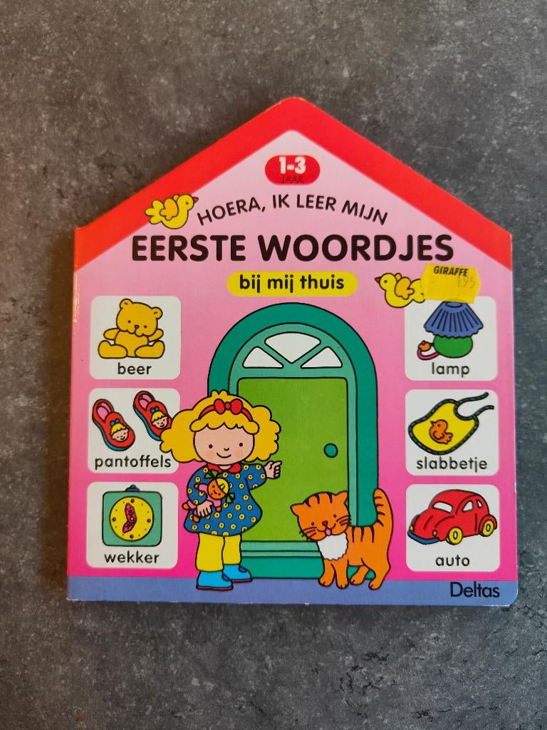 Boekje Hoera ik leer mijn eerste woordjes, Deltas, Ophalen of Verzenden, Zo goed als nieuw, 1 tot 2 jaar