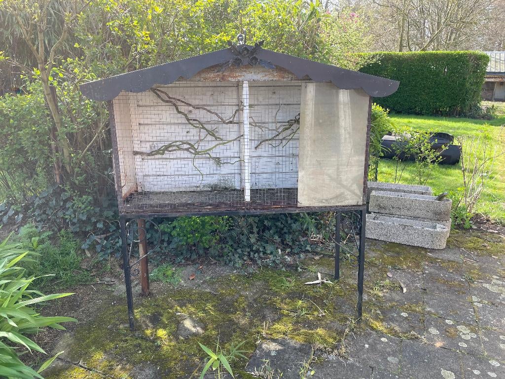 vogelkooi metaal, Dieren en Toebehoren, Ophalen, Gebruikt, Metaal, Vogelkooi