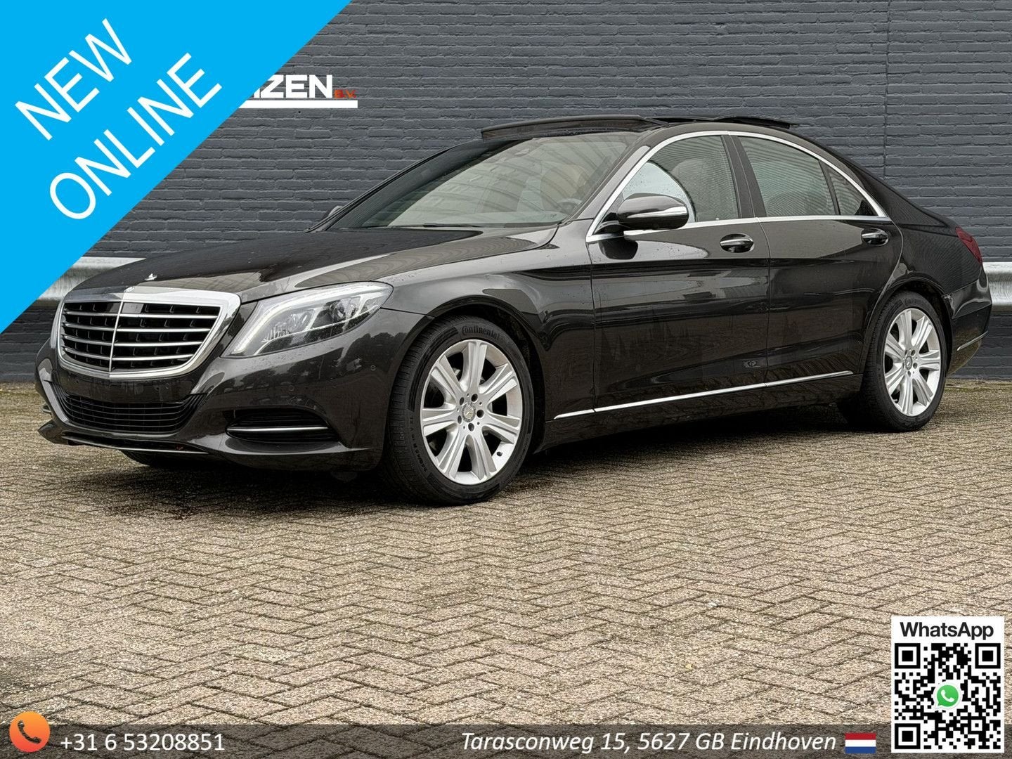 Mercedes-Benz S 300 S BlueTEC HYBRID | € 14.000,- NETTO! | P, Auto's, Automaat, Bruin, 115 g/km, Traction-control