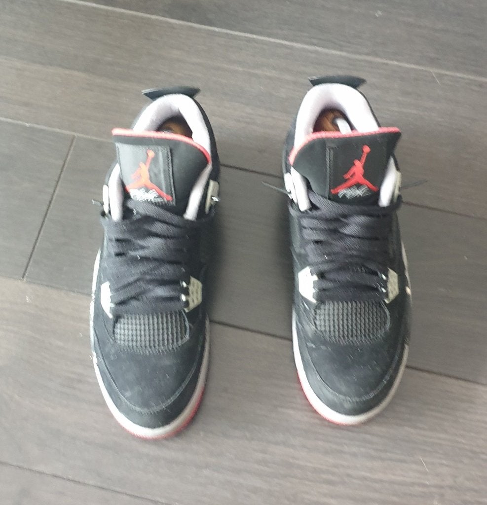 Jordan 4 Retro BRED (2012) taille 42,5, Enlèvement ou Envoi, Porté, Jordan, Baskets
