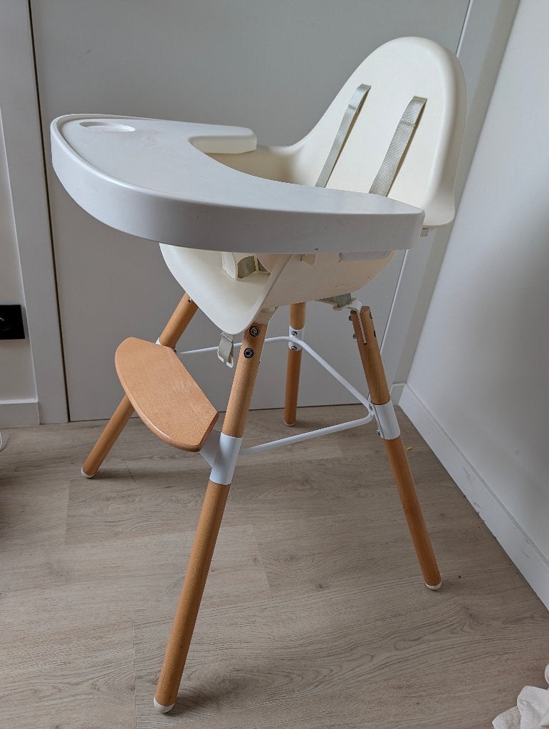 eetstoel childhome, Kinderen en Baby's, Ophalen, Zo goed als nieuw, Afneembaar eetblad