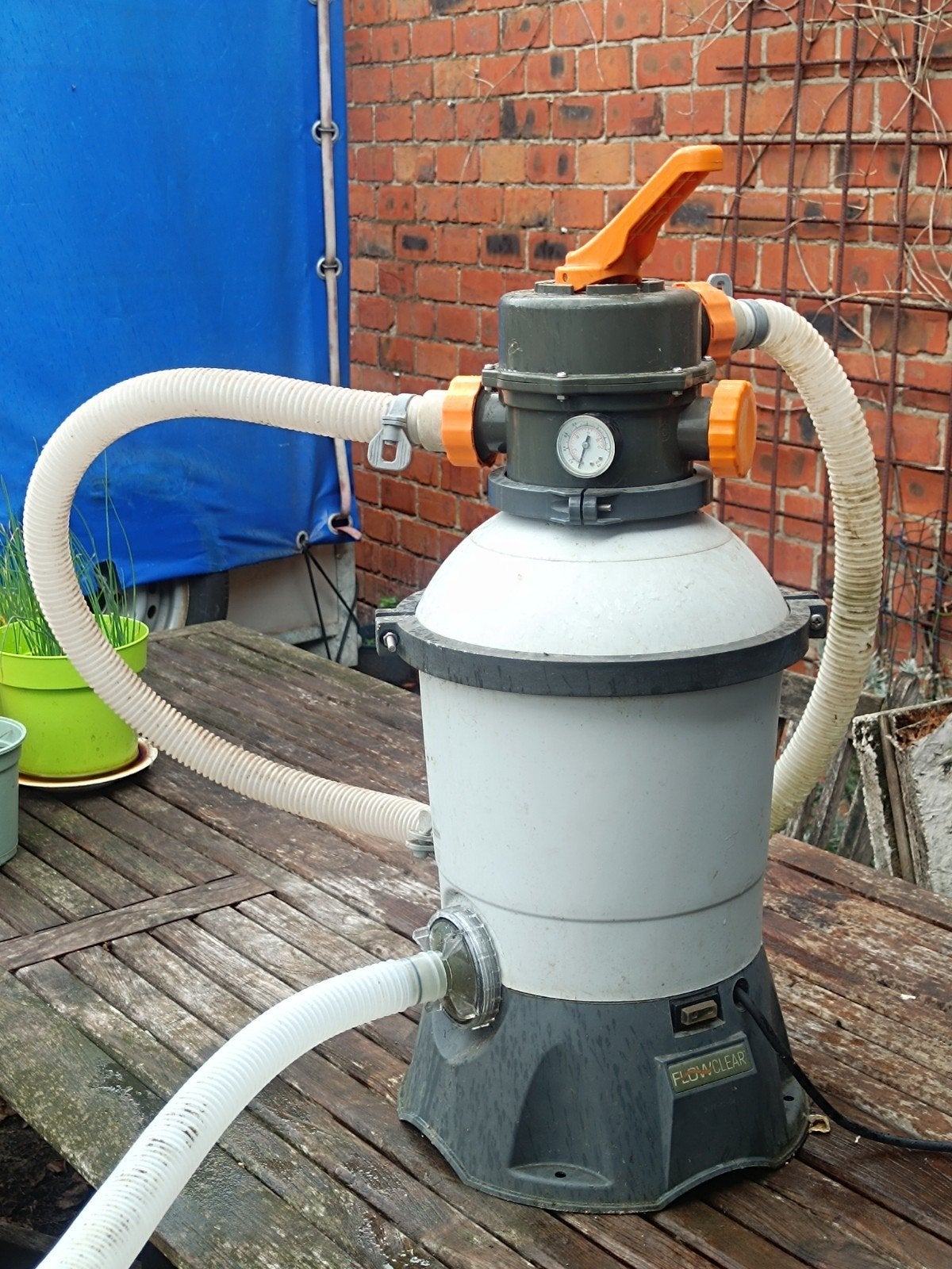 flowclear zandfilter pomp, Tuin en Terras, Zwembad-toebehoren, Ophalen, Gebruikt, Filter