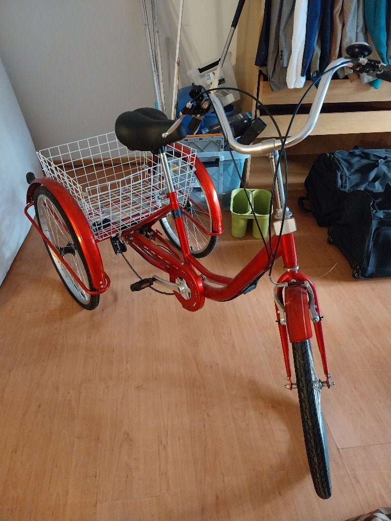 TRICYCLE ADULTE 6 VITESSES, Enlèvement, Utilisé, Frein sur jante