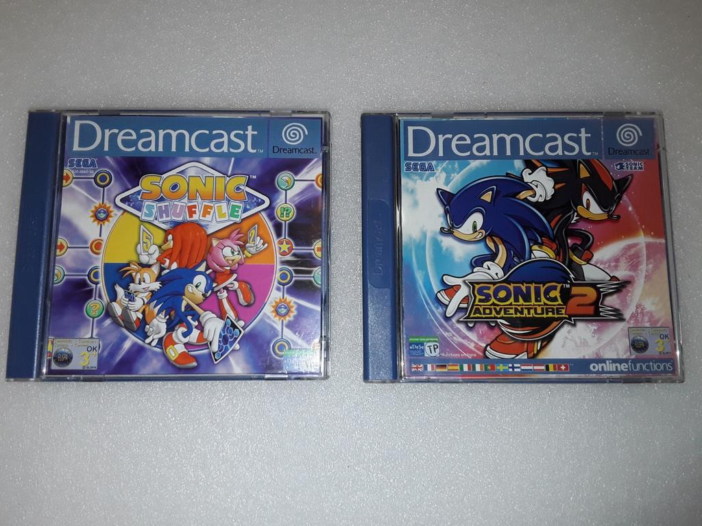 Sonic shuffle , sonic adventure 2 sega dreamcast ZELDZAAM !, Games en Spelcomputers, Ophalen of Verzenden