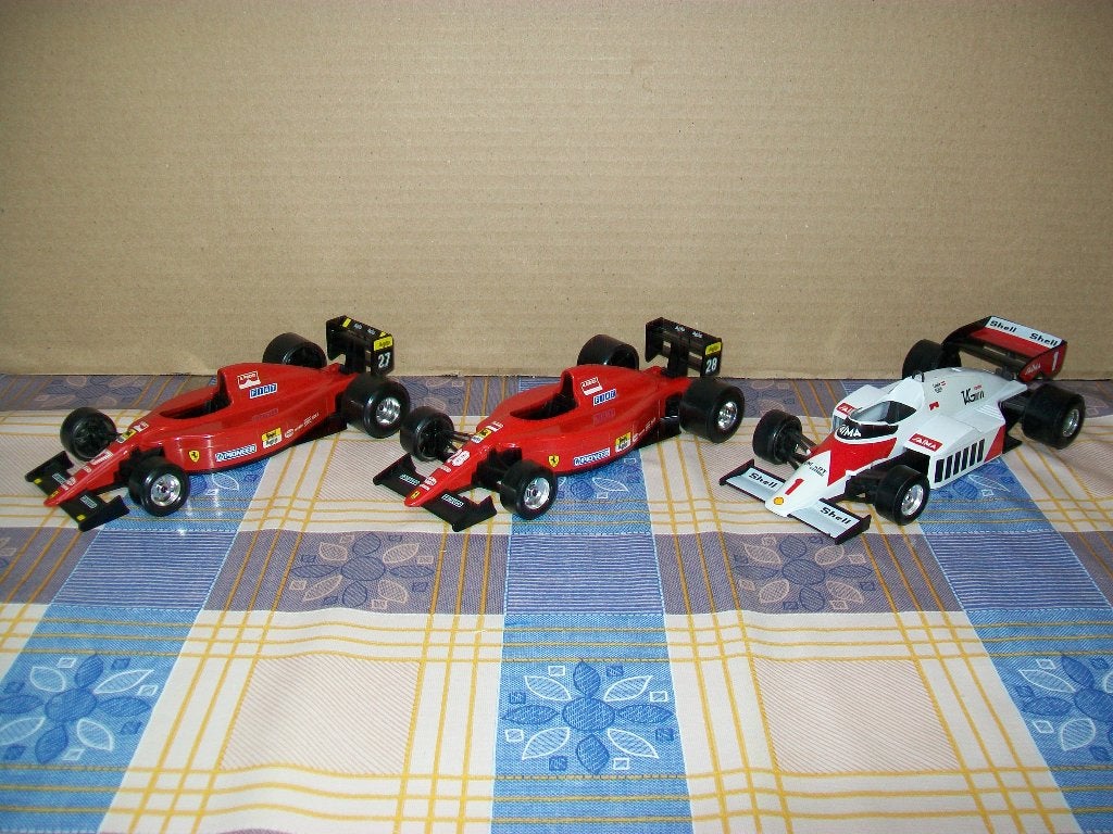 Bburago - F1 - Ferrari - Mc Laren - Burago, Verzamelen, Ophalen of Verzenden, Gebruikt, Formule 1