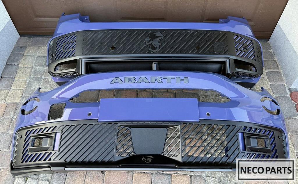 FIAT 600 600E ABARTH VOORBUMPER ACHTERBUMPER ALLES LEVERBAAR, Arrière, Enlèvement ou Envoi, Haillon arrière, Utilisé