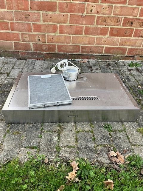 Bosch DHU665EL Afzuigkap, Elektronische apparatuur, Afzuigkappen, Ophalen, Gebruikt, Onderbouw afzuigkap, Inbouw