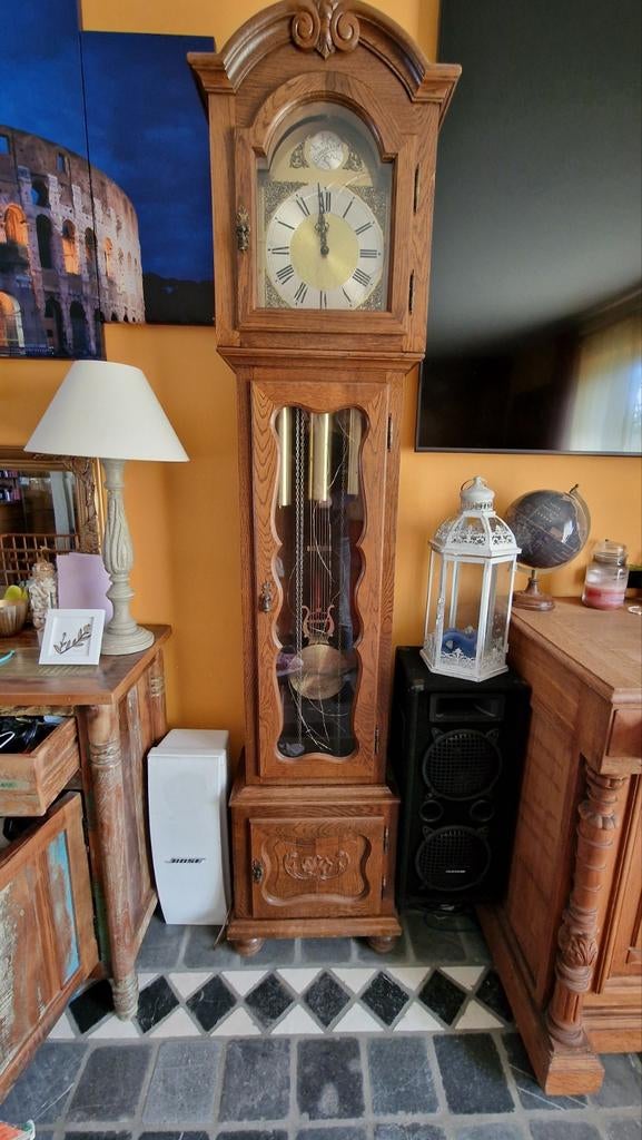 Ancienne pendule - horloge de parquet - fonctionnelle, Antiquités & Art
