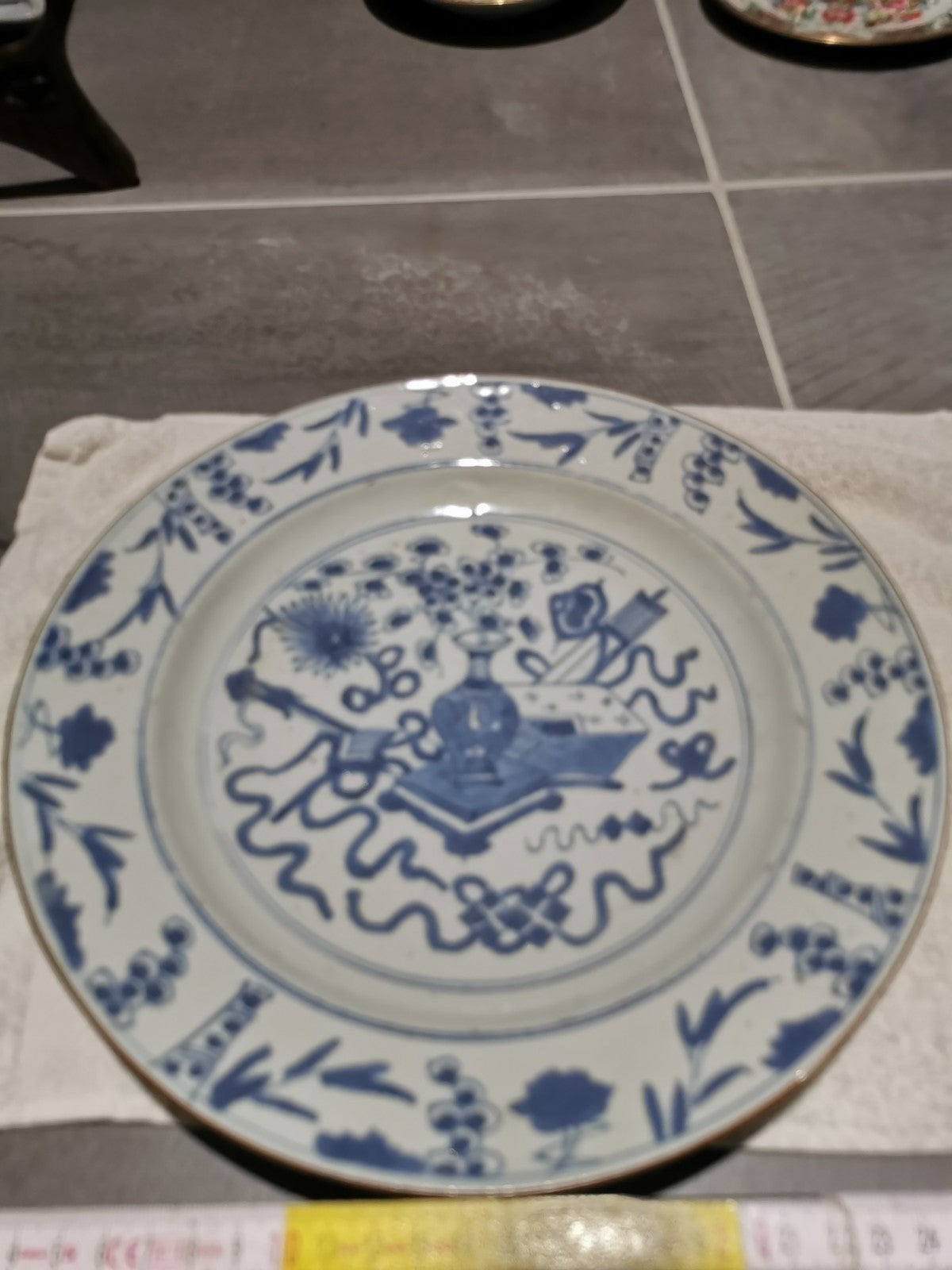 Assiette chinoise ancienne 28cm, Antiquités & Art, Enlèvement