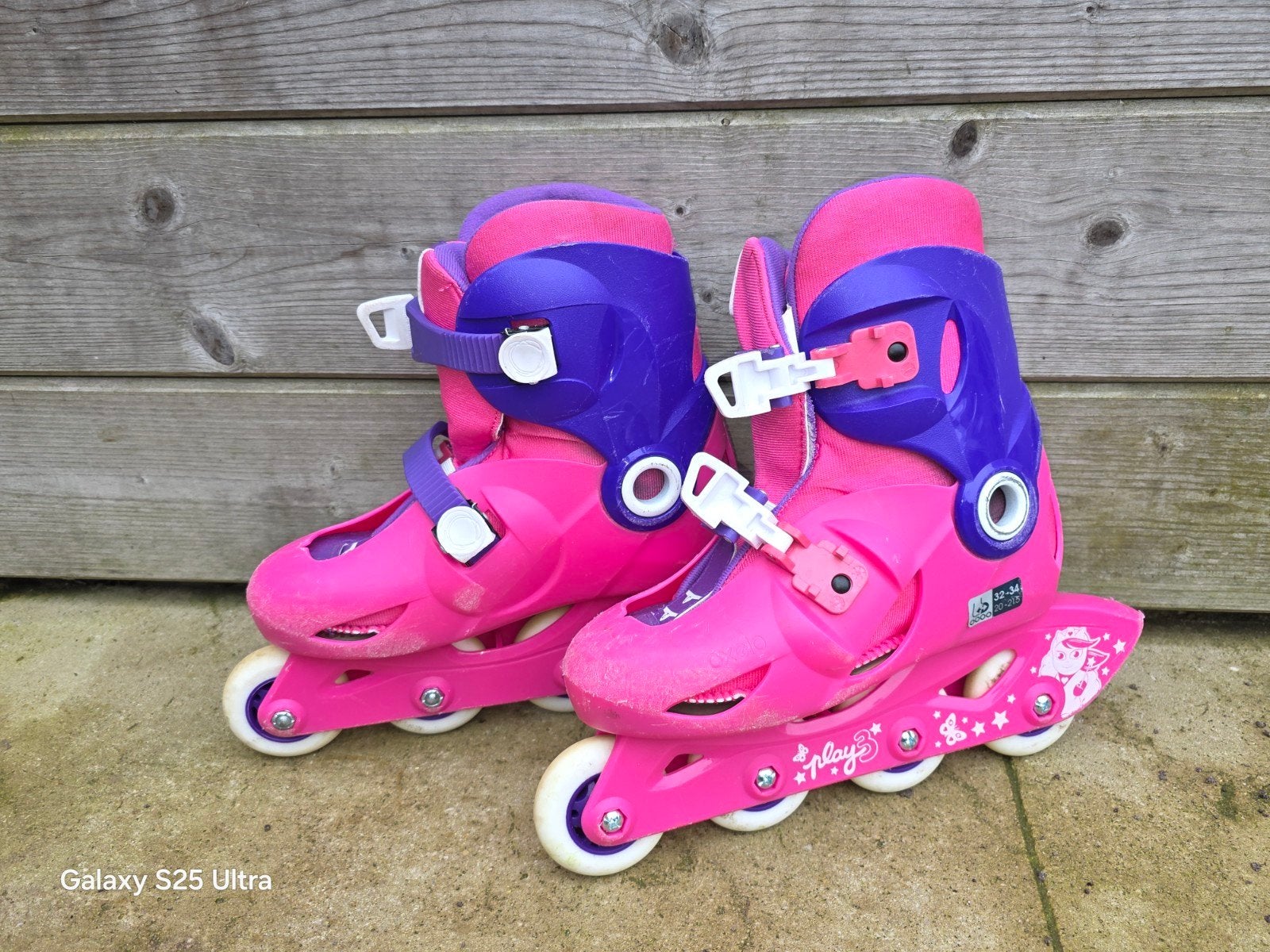 patins à roues alignées Taille 32-33, Réglable, Comme neuf, Enlèvement, Enfants
