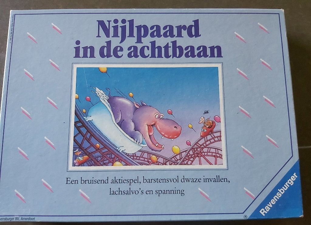 Nijlpaard in de achtbaan: gezelschapsspel, Ophalen of Verzenden, Gebruikt, Ontdekken