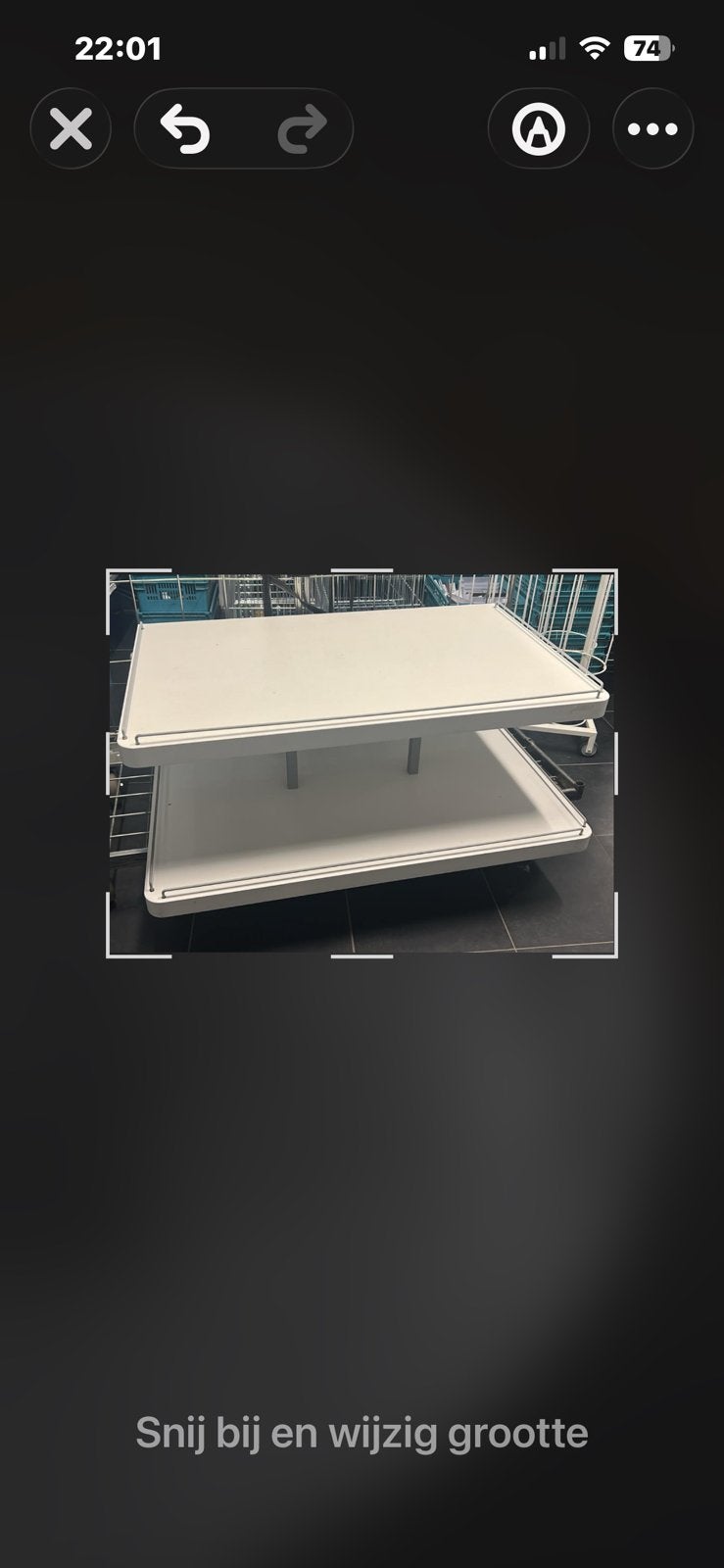 Grote twee laagse tafel, Tuin en Terras, Kweekspullen, Ophalen, Zo goed als nieuw