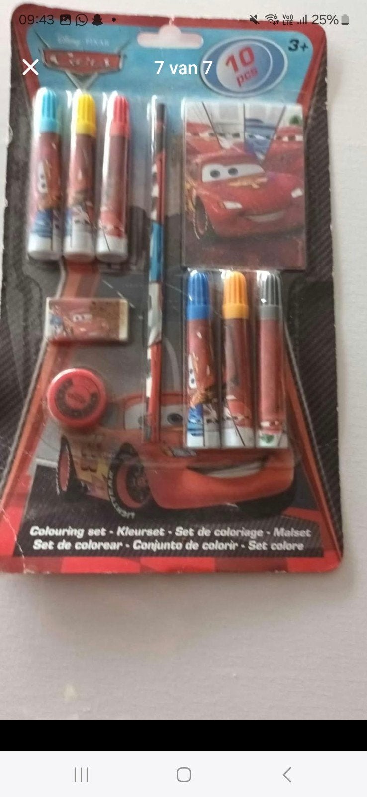 Cars schoolspullen, Ophalen of Verzenden