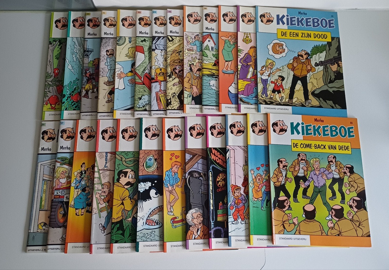 25 Kiekeboe strips, Plusieurs BD, Enlèvement, Utilisé, Merho - kiekeboe
