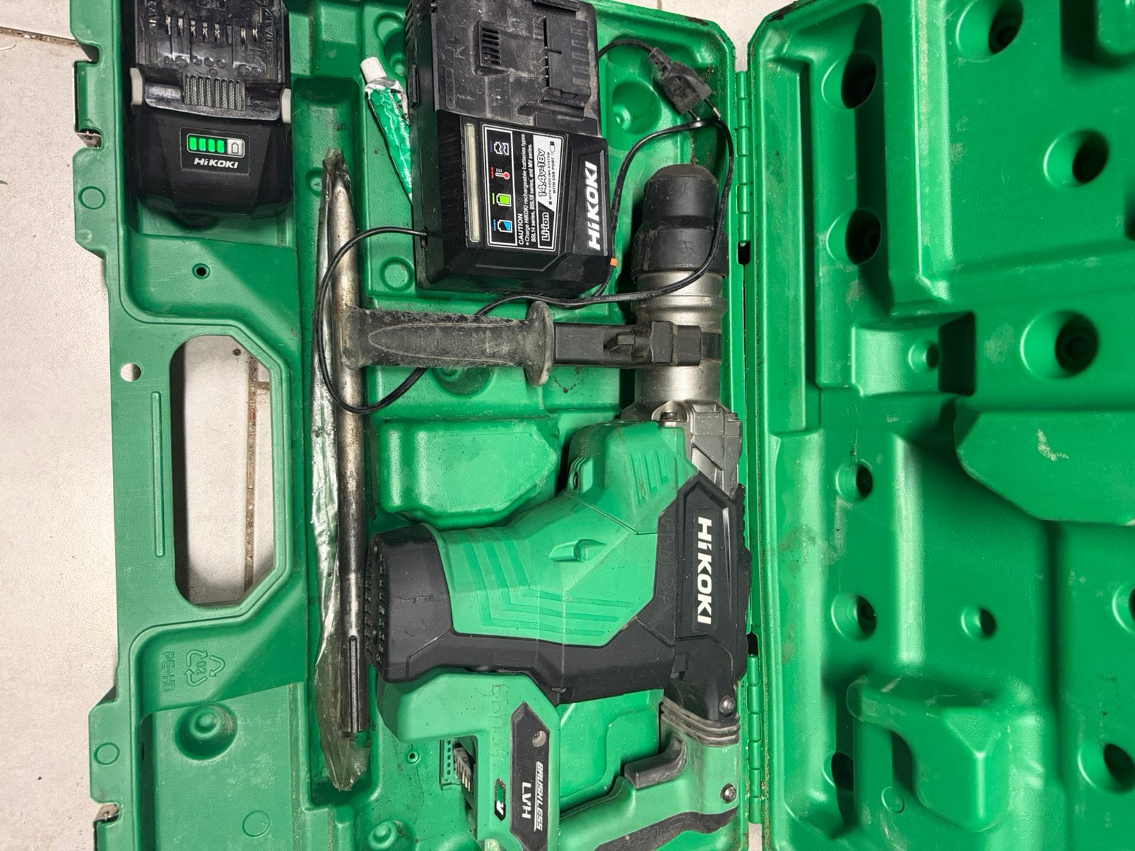 SDS Max hikoki accu 36v, Enlèvement, Comme neuf, Perceuse