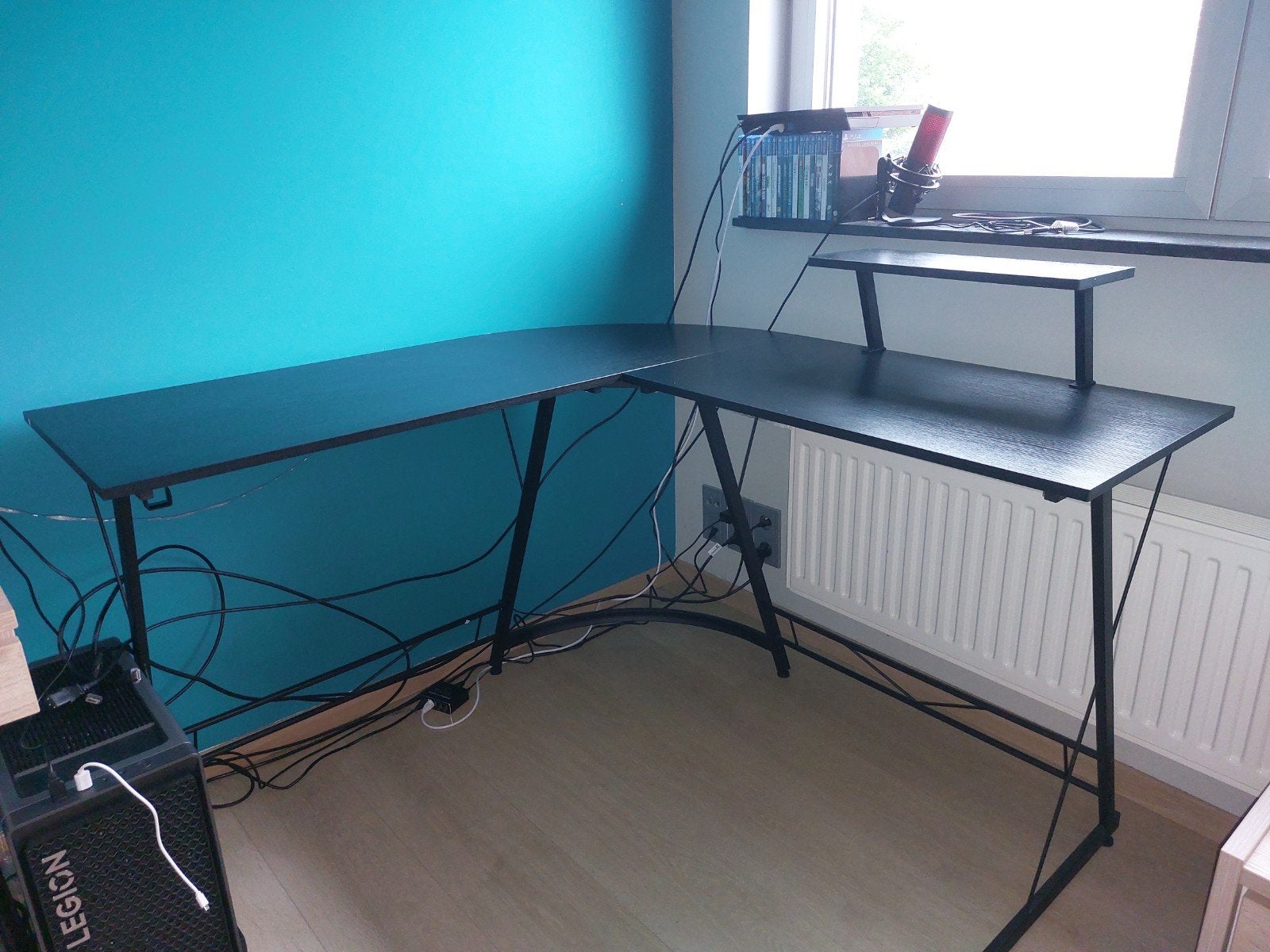 L-shaped gaming bureau, Maison & Meubles, Bureaux, Classique, Utilisé, 140 cm, 47 cm