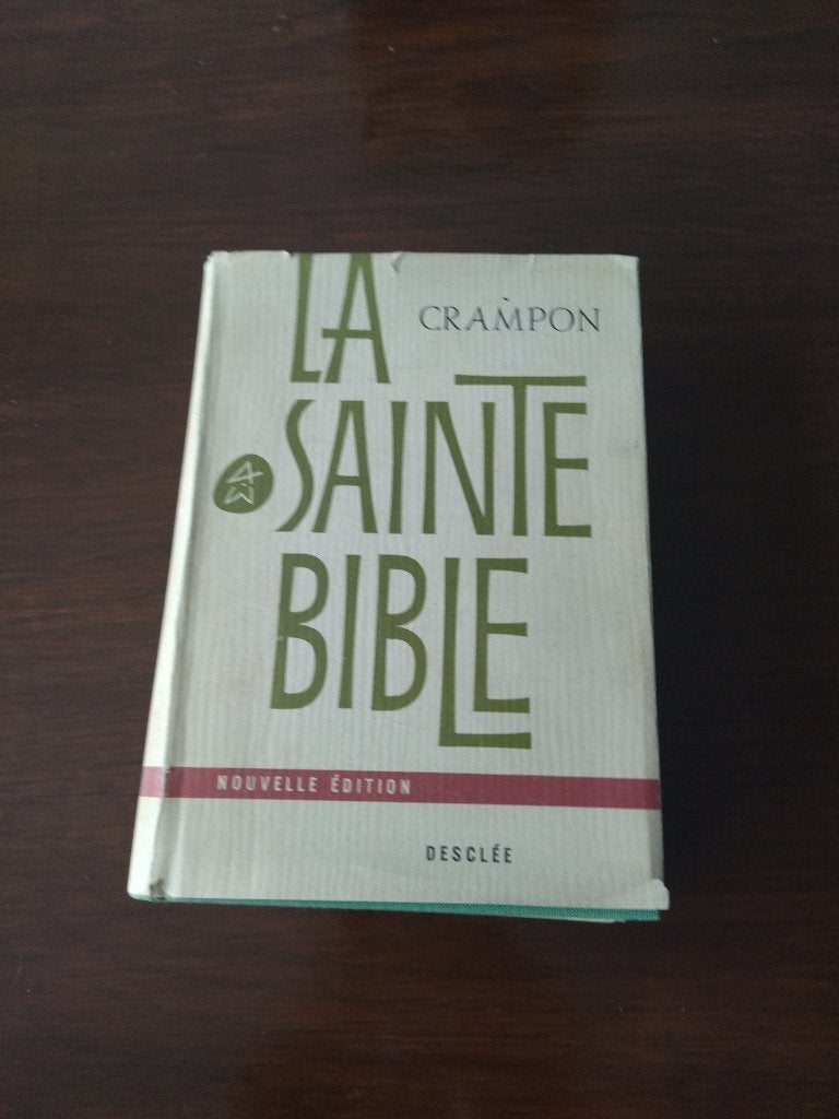 La Sainte Bible. Crampon  1960, Livres, Religion & Théologie, Utilisé, Christianisme | Catholique, Enlèvement ou Envoi