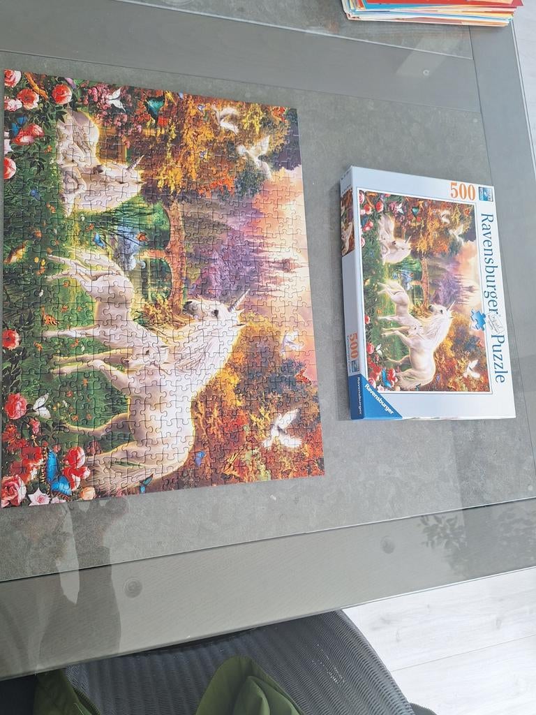 Ravensburger puzzel Unicorn 500 stuks, Hobby en Vrije tijd, Ophalen