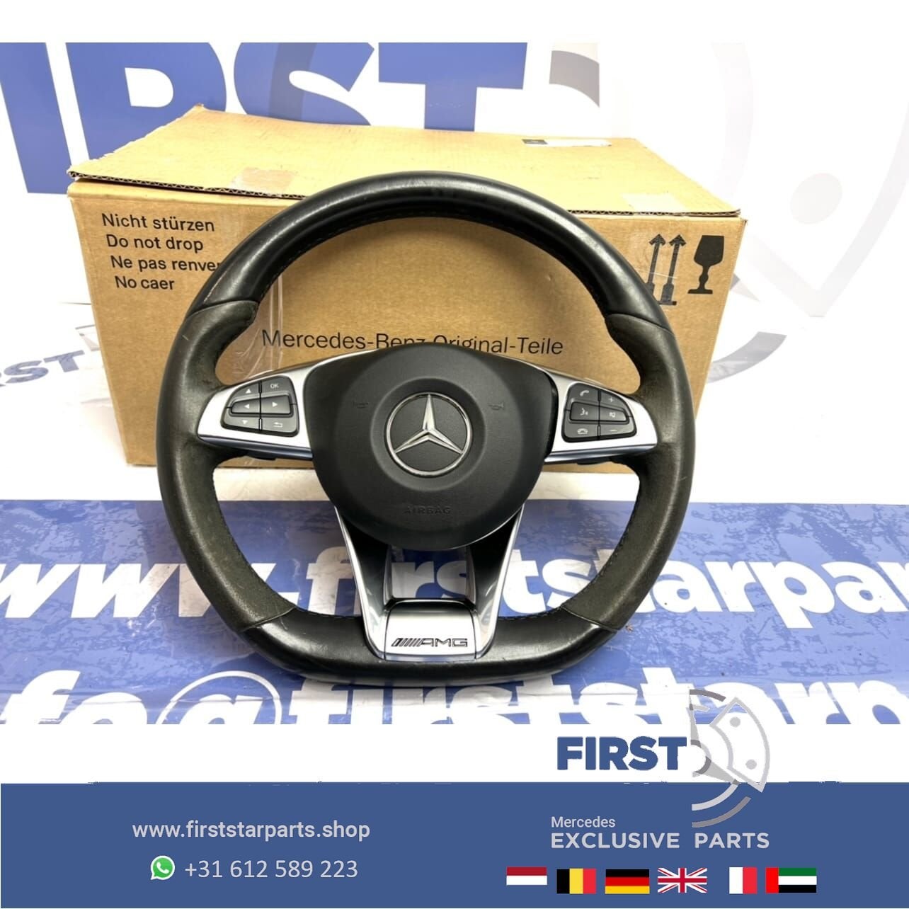 AMG STUUR + AIRBAG W176 W117 W204 W207 W212 W156 W219 W166 A, Utilisé, -, -, Enlèvement ou Envoi