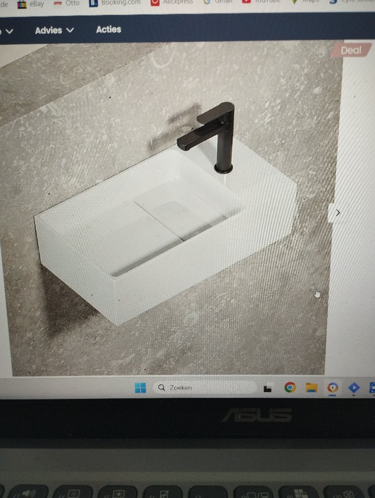 handenwasser toilet, Minder dan 50 cm, Nieuw, Ophalen of Verzenden, Minder dan 25 cm