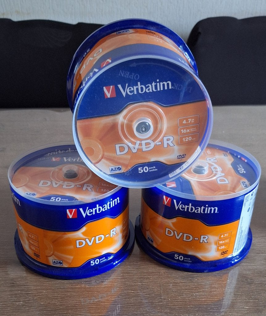 Disques DVD-R vierges Verbatim, Enlèvement, Neuf, dans son emballage