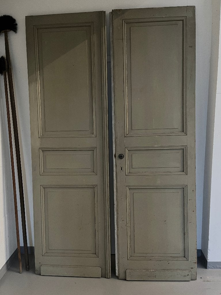 Dubbele deur, Ophalen, Gebruikt, Minder dan 80 cm, 215 cm of meer